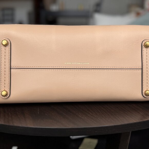 Coach Beige and Burgundy Satchel - Picture 5 of 8